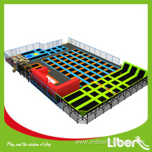 extra large indoor rectangular trampoline exercise